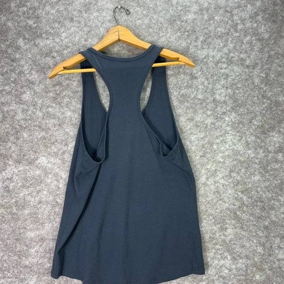 Shimmer Tank Top Womens Large Navy Blue Taylor Swift Lyric Graphic Racerback. - Picture 6 of 6